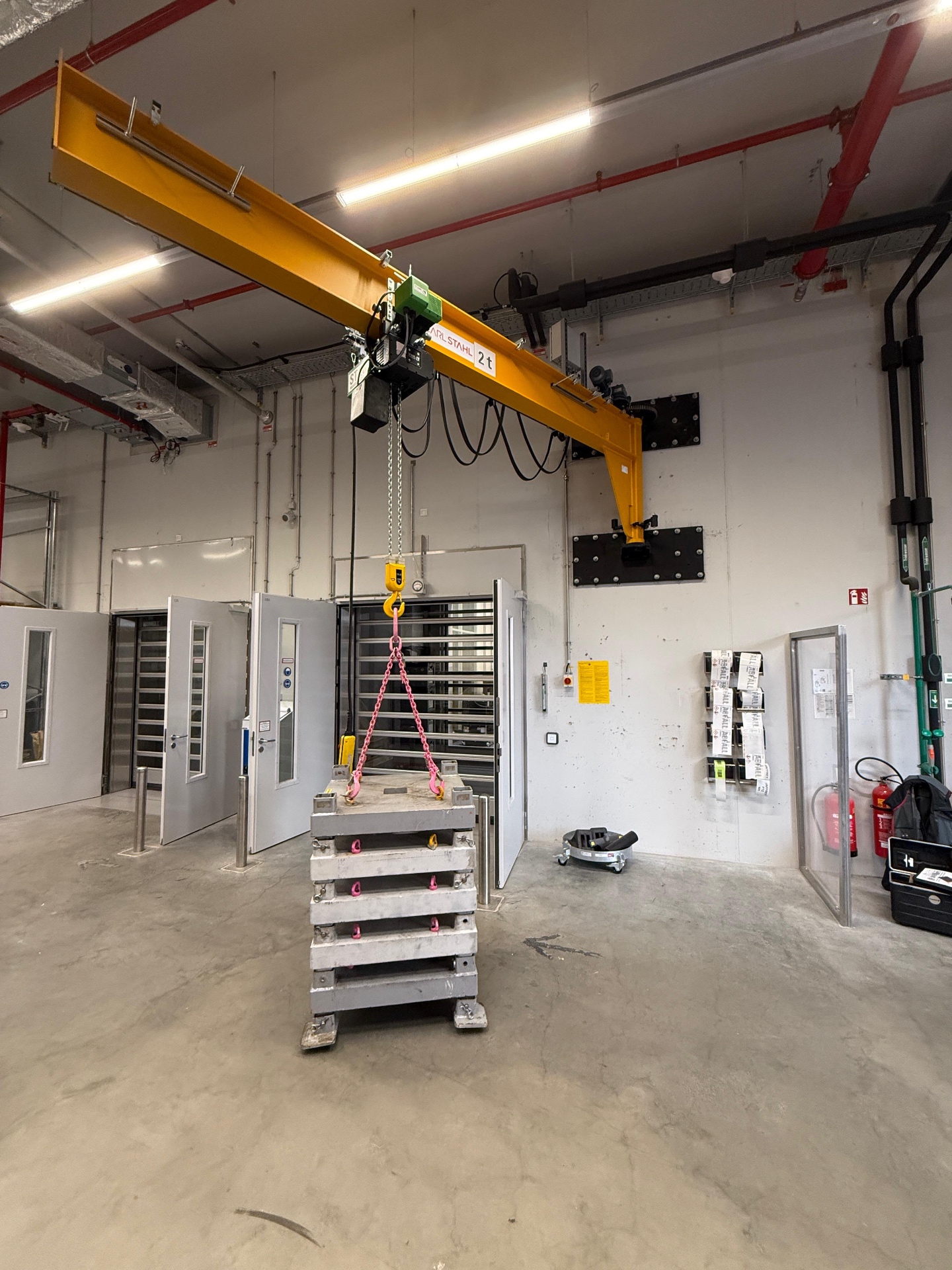 Wandschwenkkrane – technische Aufnahme