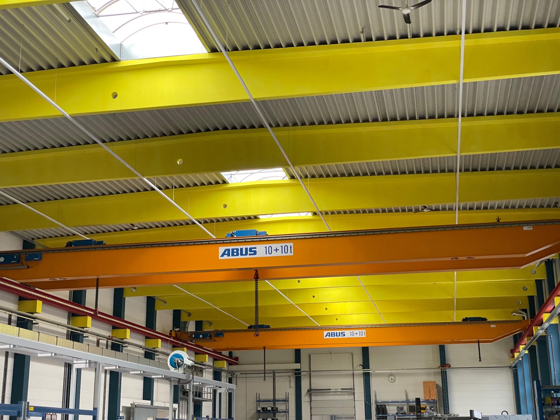 Brückenkrane – technische Aufnahme